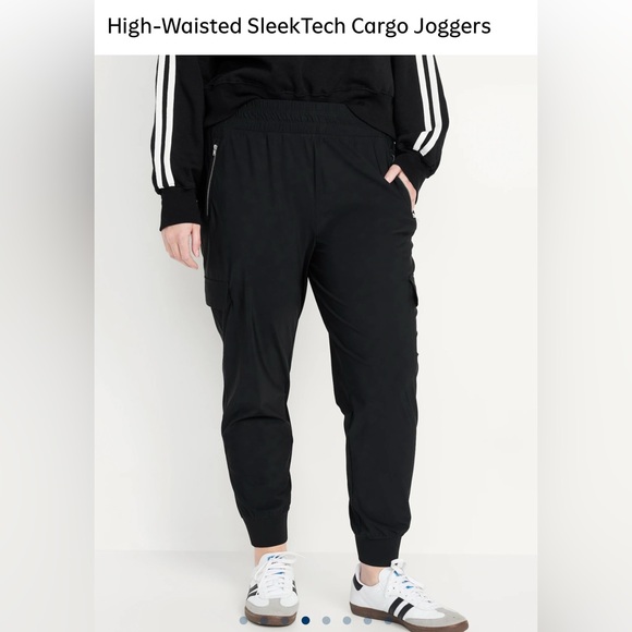 Old Navy Pants - Old Navy - High Waisted SleekTech Go Dry Cargo Joggers